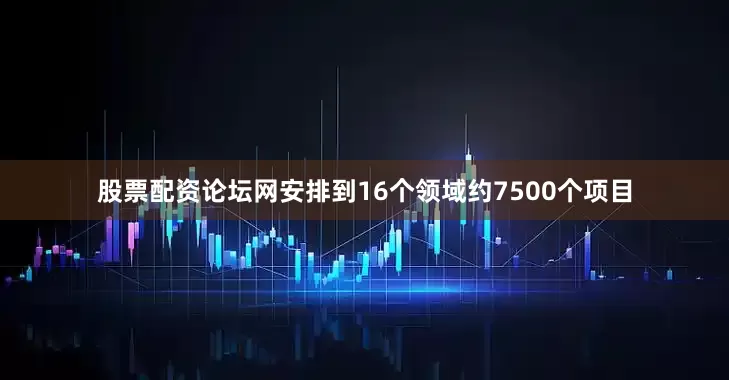 股票配资论坛网安排到16个领域约7500个项目