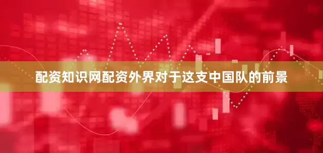 配资知识网配资外界对于这支中国队的前景
