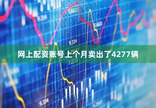 网上配资账号上个月卖出了4277辆